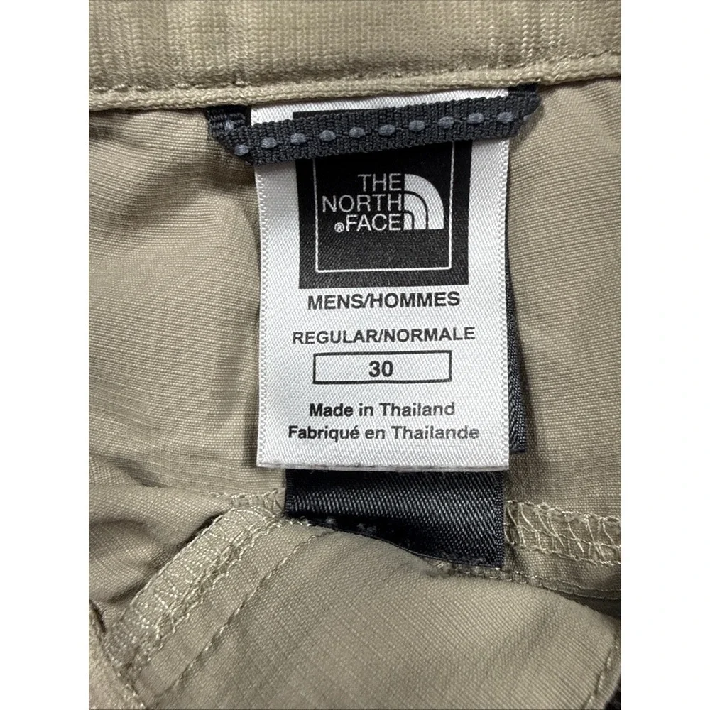 North‎ Face technical/hiking shorts Men Size 30 Long Inseam 7 Inch Pockets Climb